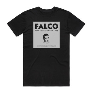 Falco The Spirit Never Dies Album Cover T-Shirt Black Falco The Spirit Never Dies Album Cover T-Shirt Black