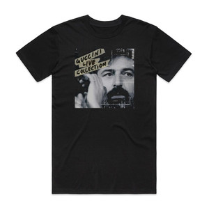 Francesco Guccini Guccini Live Collection Album Cover T-Shirt Black Francesco Guccini Guccini Live Collection Album Cover T-Shirt Black