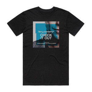 Ferry Corsten Check It Out Album Cover T-Shirt Black Ferry Corsten Check It Out Album Cover T-Shirt Black
