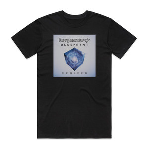 Ferry Corsten Blueprint Remixed Album Cover T-Shirt Black Ferry Corsten Blueprint Remixed Album Cover T-Shirt Black