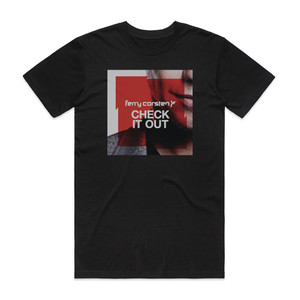 Ferry Corsten Check It Out 1 Album Cover T-Shirt Black Ferry Corsten Check It Out 1 Album Cover T-Shirt Black