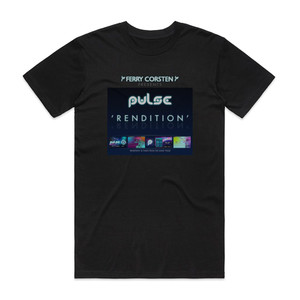 Ferry Corsten Rendition Album Cover T-Shirt Black Ferry Corsten Rendition Album Cover T-Shirt Black