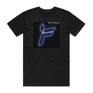 Ferry Corsten Twice In A Blue Moon Album Cover T-Shirt Black Ferry Corsten Twice In A Blue Moon Album Cover T-Shirt Black