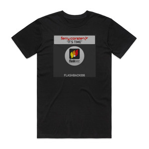 Ferry Corsten Its Time Album Cover T-Shirt Black Ferry Corsten Its Time Album Cover T-Shirt Black
