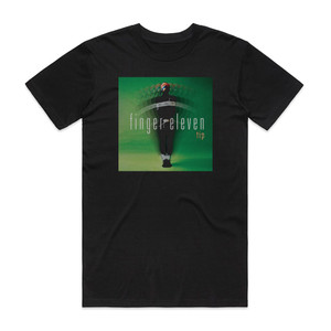 Finger Eleven Tip Album Cover T-Shirt Black Finger Eleven Tip Album Cover T-Shirt Black