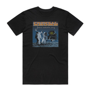 Frenzal Rhomb Forever Malcolm Young Album Cover T-Shirt Black