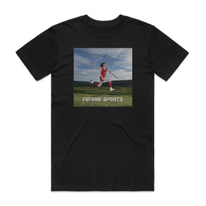 Fufanu Sports Album Cover T-Shirt Black Fufanu Sports Album Cover T-Shirt Black