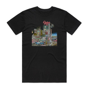 Foghat Boogie Motel Album Cover T-Shirt Black