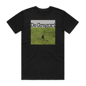 Francesco De Gregori De Gregori Album Cover T-Shirt Black Francesco De Gregori De Gregori Album Cover T-Shirt Black