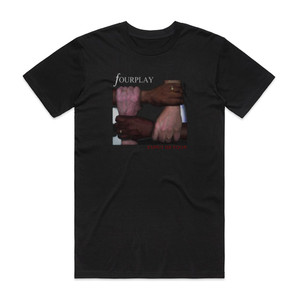 Fourplay Esprit De Four Album Cover T-Shirt Black Fourplay Esprit De Four Album Cover T-Shirt Black