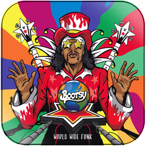 Bootsy Collins World Wide Funk Album Cover Sticker Album Cover Sticker Bootsy Collins World Wide Funk Album Cover Sticker Album Cover Sticker
