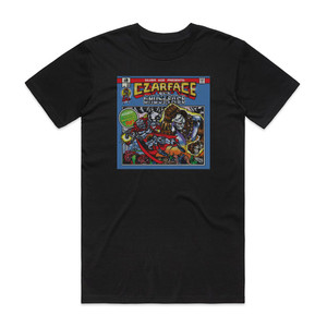 Ghostface Killah Czarface Meets Ghostface Album Cover T-Shirt Black Ghostface Killah Czarface Meets Ghostface Album Cover T-Shirt Black