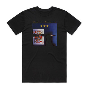 Golden Earring Cut Album Cover T-Shirt Black Golden Earring Cut Album Cover T-Shirt Black