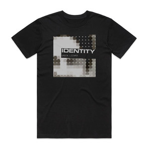 Green Lizard Identity Album Cover T-Shirt Black Green Lizard Identity Album Cover T-Shirt Black
