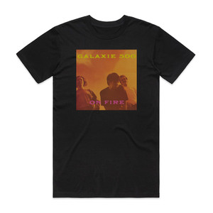 Galaxie 500 On Fire Album Cover T-Shirt Black