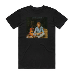 Gordon Lightfoot Sundown Album Cover T-Shirt Black Gordon Lightfoot Sundown Album Cover T-Shirt Black