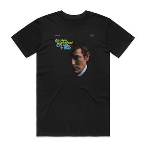 Gordon Lightfoot The Way I Feel Album Cover T-Shirt Black Gordon Lightfoot The Way I Feel Album Cover T-Shirt Black