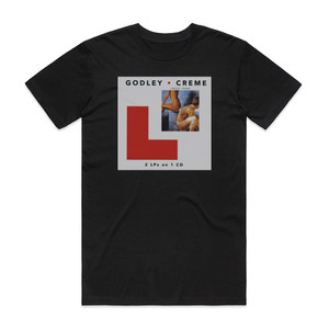 Godley and Creme Lfreeze Frame Album Cover T-Shirt Black Godley and Creme Lfreeze Frame Album Cover T-Shirt Black