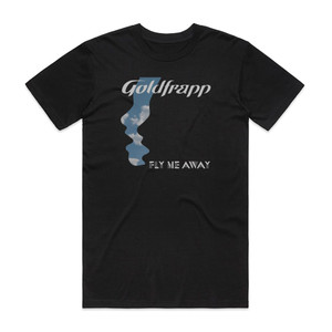 Goldfrapp Fly Me Away Album Cover T-Shirt Black Goldfrapp Fly Me Away Album Cover T-Shirt Black