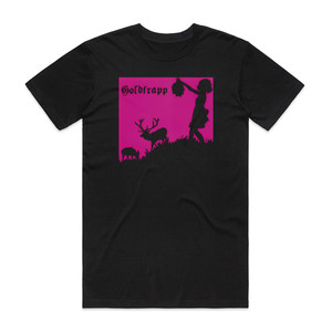 Goldfrapp Lovely Head Album Cover T-Shirt Black Goldfrapp Lovely Head Album Cover T-Shirt Black