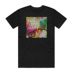Geek Sleep Sheep Hitsuji Album Cover T-Shirt Black