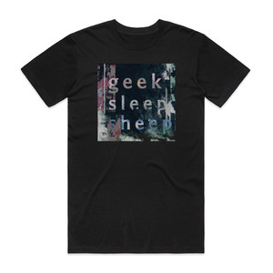 Geek Sleep Sheep Feedback Album Cover T-Shirt Black Geek Sleep Sheep Feedback Album Cover T-Shirt Black