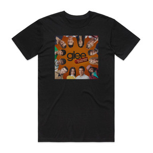 Glee Cast Glee The Music The Complete Season One 1 Album Cover T-Shirt Black Glee Cast Glee The Music The Complete Season One 1 Album Cover T-Shirt Black
