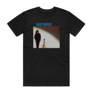 Gary Moore Cold Day In Hell Album Cover T-Shirt Black Gary Moore Cold Day In Hell Album Cover T-Shirt Black