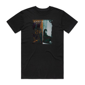 Gary Moore Dark Days In Paradise Album Cover T-Shirt Black Gary Moore Dark Days In Paradise Album Cover T-Shirt Black