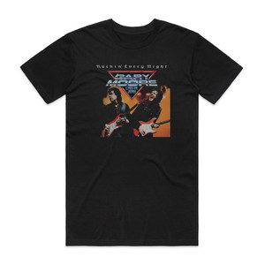 Gary Moore Rockin Every Night Live In Japan Album Cover T-Shirt Black