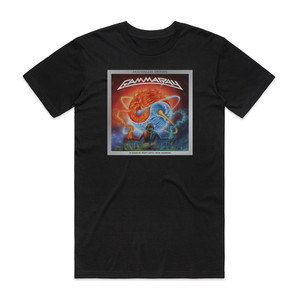 Gamma Ray Insanity And Genius Album Cover T-Shirt Black Gamma Ray Insanity And Genius Album Cover T-Shirt Black