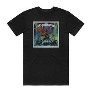 Gamma Ray Lust For Live Album Cover T-Shirt Black Gamma Ray Lust For Live Album Cover T-Shirt Black