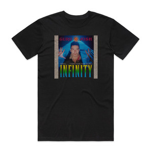 Guru Josh Infinity 1 Album Cover T-Shirt Black