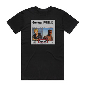 General Public All The Rage Album Cover T-Shirt Black General Public All The Rage Album Cover T-Shirt Black