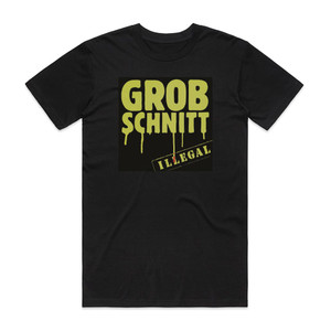 Grobschnitt Illegal Album Cover T-Shirt Black Grobschnitt Illegal Album Cover T-Shirt Black