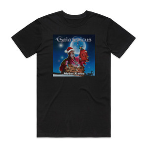 Gaia Epicus Metal X Mas Album Cover T-Shirt Black Gaia Epicus Metal X Mas Album Cover T-Shirt Black