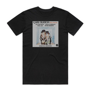 Gary Burton Reunion Album Cover T-Shirt Black