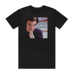 Gabry Ponte Gabry Ponte Album Cover T-Shirt Black Gabry Ponte Gabry Ponte Album Cover T-Shirt Black