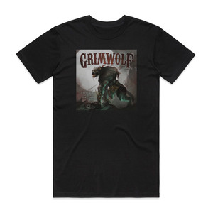 Grimwolf Order Of The Lycan Album Cover T-Shirt Black Grimwolf Order Of The Lycan Album Cover T-Shirt Black