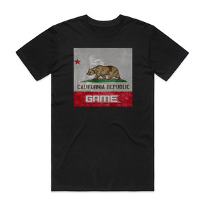 Game California Republic Album Cover T-Shirt Black Game California Republic Album Cover T-Shirt Black