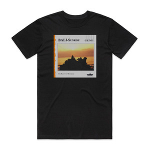 Gene Bali Sunrise The Beauty Of Matahari Album Cover T-Shirt Black Gene Bali Sunrise The Beauty Of Matahari Album Cover T-Shirt Black
