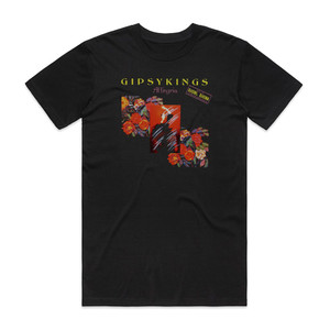 Gipsy Kings Allegria Album Cover T-Shirt Black Gipsy Kings Allegria Album Cover T-Shirt Black