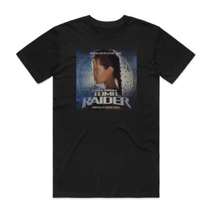 Graeme Revell Lara Croft Tomb Raider Album Cover T-Shirt Black Graeme Revell Lara Croft Tomb Raider Album Cover T-Shirt Black