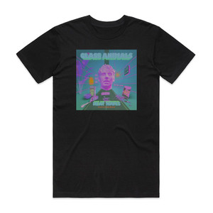 Glass Animals Heat Waves 1 Album Cover T-Shirt Black Glass Animals Heat Waves 1 Album Cover T-Shirt Black