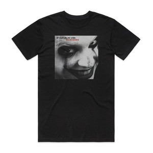 Guasones El Rock De Mi Vida Album Cover T-Shirt Black Guasones El Rock De Mi Vida Album Cover T-Shirt Black