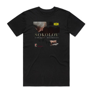 Grigory Sokolov Schubert Beethoven Album Cover T-Shirt Black