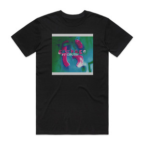 Garbage 1 Crush Album Cover T-Shirt Black Garbage 1 Crush Album Cover T-Shirt Black