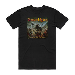 Grave Digger The Clans Will Rise Again Album Cover T-Shirt Black