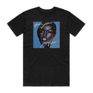 Grace Jones Portfolio 1 Album Cover T-Shirt Black