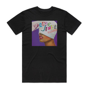 Grace Jones On Your Knees Album Cover T-Shirt Black